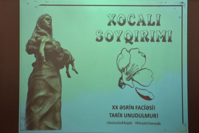 GGİ-də XOCALI FACİƏSİNƏ HƏSR OLUNMUŞ TƏDBİR KEÇİRİLİB