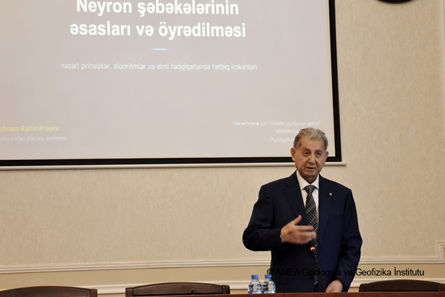 GEOLOGİYA VƏ GEOFİZİKA İNSTİTUTUNDA GƏNCLƏR ÜÇÜN NÖVBƏTİ LEKTORİYA REALLAŞIB