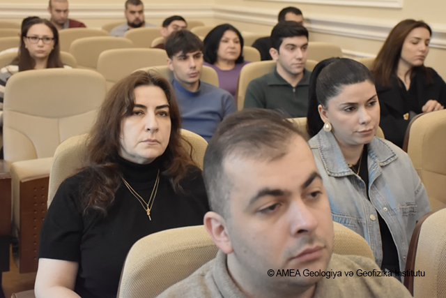GEOLOGİYA VƏ GEOFİZİKA İNSTİTUTUNDA GƏNCLƏR ÜÇÜN NÖVBƏTİ LEKTORİYA REALLAŞIB