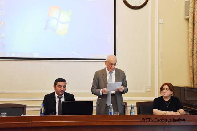 GEOLOGİYA İNSTİTUTUNDA DİSSERTASİYA ŞURASININ İCLASI KEÇİRİLİB