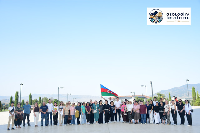 GEOLOGİYA İNSTİTUTUNUN KOLLEKTİVİ İŞĞALDAN AZAD OLUNMUŞ ƏRAZİLƏRİ ZİYARƏT EDİB