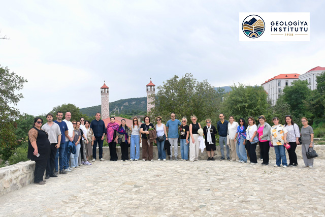 GEOLOGİYA İNSTİTUTUNUN KOLLEKTİVİ İŞĞALDAN AZAD OLUNMUŞ ƏRAZİLƏRİ ZİYARƏT EDİB