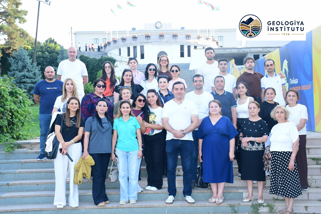 GEOLOGİYA İNSTİTUTUNUN KOLLEKTİVİ İŞĞALDAN AZAD OLUNMUŞ ƏRAZİLƏRİ ZİYARƏT EDİB