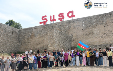 GEOLOGİYA İNSTİTUTUNUN KOLLEKTİVİ İŞĞALDAN AZAD OLUNMUŞ ƏRAZİLƏRİ ZİYARƏT EDİB