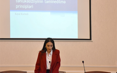 ETN GEOLOGİYA İNSTİTUTUNDA ÜMUMDÜNYA ŞƏHƏRSALMA FORUMUNUN 13-CÜ SESSİYASI ÜZRƏ NÖVBƏTİ SEMİNAR KEÇİRİLİB
