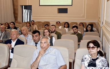 GGİ-də MÜTƏXƏSSİSLƏR ŞURASININ VƏ ÜMUMRESPUBLİKA ELMİ SEMİNARININ BİRGƏ İCLASI KEÇİRİLİB