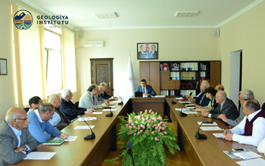 GEOLOGİYA İNSTİTUTUNUN ELMİ ŞURASININ NÖVBƏTİ İCLASI KEÇİRİLİB