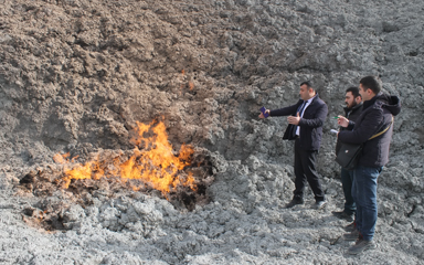 AZƏRBAYCAN ƏRAZİSİNDƏ SON DÖVRÜN ƏN GÜCLÜ PALÇIQ VULKANLARINDAN BİRİ PÜSKÜRÜB